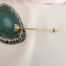 Bylin Cerrahi Çelik Gold Düz Ok Köprü Piercing- Bar Uzunluğu 38 mm - 1 Adet