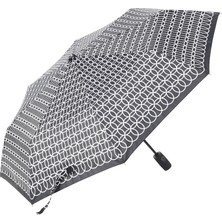 Marlux Siyah Geometrik Desenli Tam Otomatik  Kadın Şemsiye M21MAR706R003