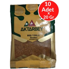 Aktarbey Beş Türlü Baharat 10 Adet x 20 gr