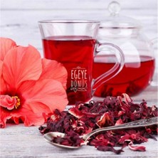 Egeye Dönüş Mekke Gülü Hibiskus Nar Çiçeği (Bitki Çayı) - 40 Gr. 1. Kalite (Yüksek Aroma - Bamya Çiçeği)