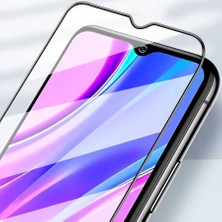 Case 4U Samsung Galaxy A50 Uyumlu Ekran Koruyucu Kırılmaz Tam Ekran Sert Temperli Davin 5D Cam Siyah