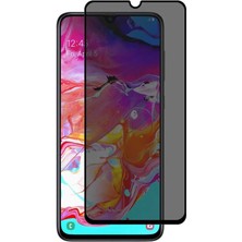 Case 4U Oppo A72 Ekran Koruyucu Temperli Kırılmaz Cam Privacy Davin 5D Hayalet Gizliklik Filtreli