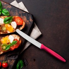 Pirge 46005 Purline Dişli Domates Bıçağı Pembe