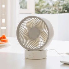 Yue Store USB Hava Sirkülasyonu Yuvarlak Fan Pembesi (Yurt Dışından)