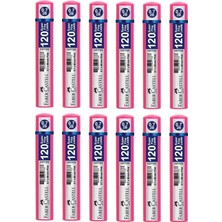 Faber-Castell 0.7 mm 2b 120'LI Kalem Uç Pembe Tüp 12 Adet