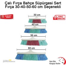 Çalı Fırça Bahçe Süpürgesi Sert Fırça 30 cm