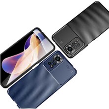 Tekno Grup Xiaomi Redmi Note 11S Global Kılıf Karbon Desenli Lux Negro Silikon