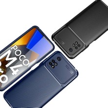 Tekno Grup Xiaomi Poco M4 Pro 4g Kılıf Karbon Desenli Lux Negro Silikon