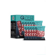 Medizer Qzer Kırmızı Çiçek Desenli Ffp2 N95 Maske 5 Katmanlı