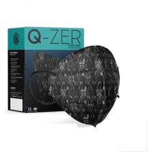 Medizer Qzer Siyah Erkek Desenli Ffp2 Maske N95 Maske