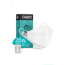 Medizer Qaro Beyaz Ffp2 Maske 20'li