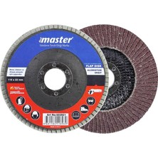 Master Flap Disk Zımpara Alüminyum Oksit 115 mm 80 Kum (1 Adet)