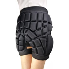 Segolike Ayarlanabilir 3D Yastıklı Kalça Koruma Hort Butt Pad Eva Yastıklı Kısa Pantolon (Yurt Dışından)