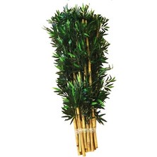 Yeşilada 24 Adet Yapay Bambu Çubukları 2 Bağ Orijinal Bitkili Bamboo