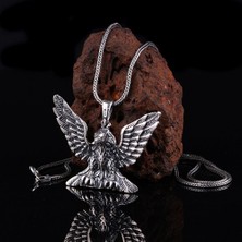 Tesbih Sepetim Kartal Motifli 925 Ayar Gümüş Kolye