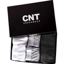 Cnt Erkek Boxer Likralı 6'lı Premium Paket