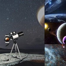 Bestnify F30070 Astronomik Reflektör Teleskop Seti W / Tripod Finder Kapsam Telefon Kelepçesi ile Dayanıklı (Yurt Dışından)