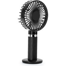 Zunhai S8 Taşınabilir Sessiz El Handhd Masaüstü Ectric Fan Siyah (Yurt Dışından)