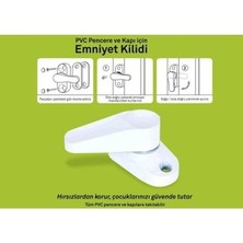 Revello Pvc Kapı Pencere Pimapen Emniyet Kilidi Çocuk Hırsız Güvenlik Mandalı
