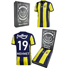 Fenerbahçe Orijinal Çubuklu Çocuk Forma Özel Tasarım Ahşap Kutulu