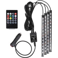 BTM Otomotiv 12 Ledli Ayak Altı Led Lamba Sese Duyarlı Müziğe