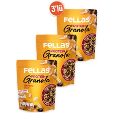 Fellas Granola 3'lü - Yer Fıstığı & Protein Bar Parçacıklı 270G