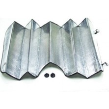 Universal Araba Ön Cam Güneşliği Oto Metalize Alüminyum Katlanabilir Güneşten Koruyucu Perde Balonlu Güneşlik (150X70CM)