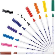 Edding 4600 Tekstil Kalem Seti, Karışık 10 Temel Renk