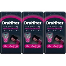 DryNites Kız Emici Gece Külodu 8-15 Yaş 3 x 9'lu