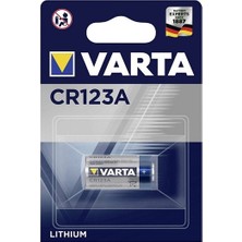 Varta CR123A Lithium Pil 3VOLT DL123A, EL123A, 123A