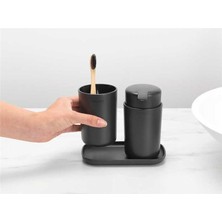 Tantitoni Brabantia Renew Dark Grey 3 Parça Banyo Seti