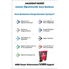 Akademi Denizi Yayınları Uzman Öğretmenlik Çözümlü Soru Bankası