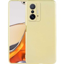 CoverZone Xiaomi Mi 11T 5g ile Uyumlu Kılıf Premier Silikon Kapak Gold