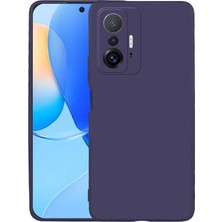 CoverZone Xiaomi Mi 11T 5g ile Uyumlu Kılıf Premier Silikon Kapak Lacivert