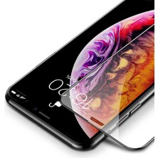 Wowacs Apple iPhone Xs Max 6.5 Ekran Koruyucu Ekranı Tam Kaplayan Dayanıklı Cam Ekran Koruyucu