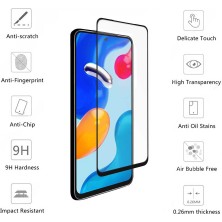 Wowacs Xiaomi Redmi Note 11 Ekran Koruyucu Ekranı Tam Kaplayan Dayanıklı Cam Ekran Koruyucu