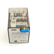 Glorious 60.12 24DCV 2 Kontaklı-8 Pin Röle