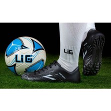 Lig Halı Saha Ayakkabısı Siyah Meteor-H