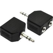 Digielektro 3.5mm Aux Jak Çoklayıcı 2 x 3.5mm Stereo Dönüştürücü