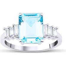 Mas Diamond Deep Blue Yüzük
