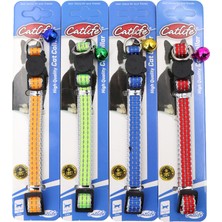 Catlife  Kediler Için Zilli Boyun Tasması Mix Color