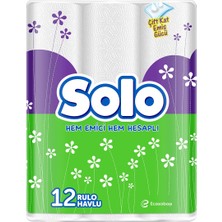 Solo 12'li Havlu 4 Adet