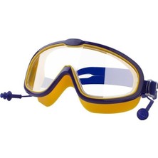Açık Yüzme Gözlüğü Kulak Tıkacı 2 In 1 Çocuklar Için Set Anti Sis Uv Koruma Yüzme Gözlükleri 4 15 Yıl Çocuklar Için Kulak Tıkacı ile(Yurt Dışından)