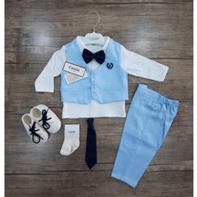 Calide Baby&Kids Erkek Bebek Kravat-Papyonlu Mevlüt Takımı