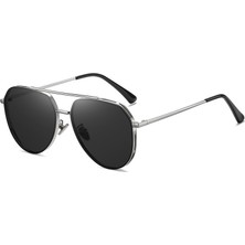 Yuandong Erkek Polarize Aviator Güneş Gözlüğü 8517 (Yurt Dışından)