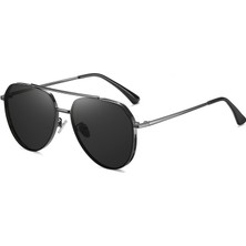 Yuandong Erkek Polarize Aviator Güneş Gözlüğü 8517 (Yurt Dışından)