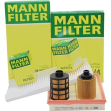 Mann Fılter Opel Corsa C 1.3 Dizel Motor Periyodik Bakım Filtre Seti Mann Marka (Pimli Yağ Filtreli) MAN-025