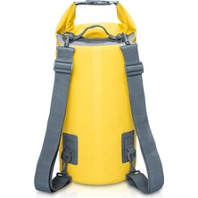 xPhone Store Açık Su Geçirmez Kuru Çift Omuz Kayışı Torbası Kuru Çuval, Kapasite: 10 lt. (Sarı) (Yurt Dışından)