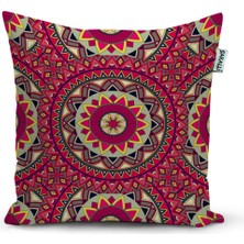 Sakalli Home 4'Lü Kombin 3D Baskılı Dekoratif Kırlent Kılıfı