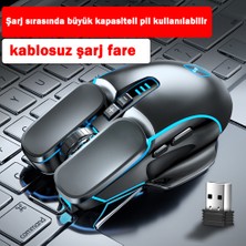 Topone 4 Renk Solunumlu 4 Ayarlanabilir Dpı Kablosuz Mouse (Yurt Dışından)